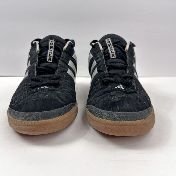 Vintage Adidas Top Sala Shoes Mens 11 Black Indoor Soccer Futsal Sneakers 674666 main image 7